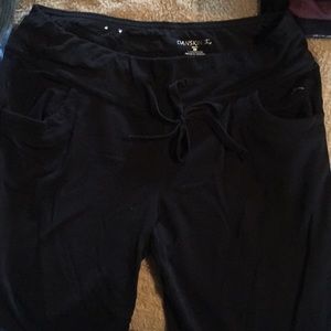 Black comfort pants